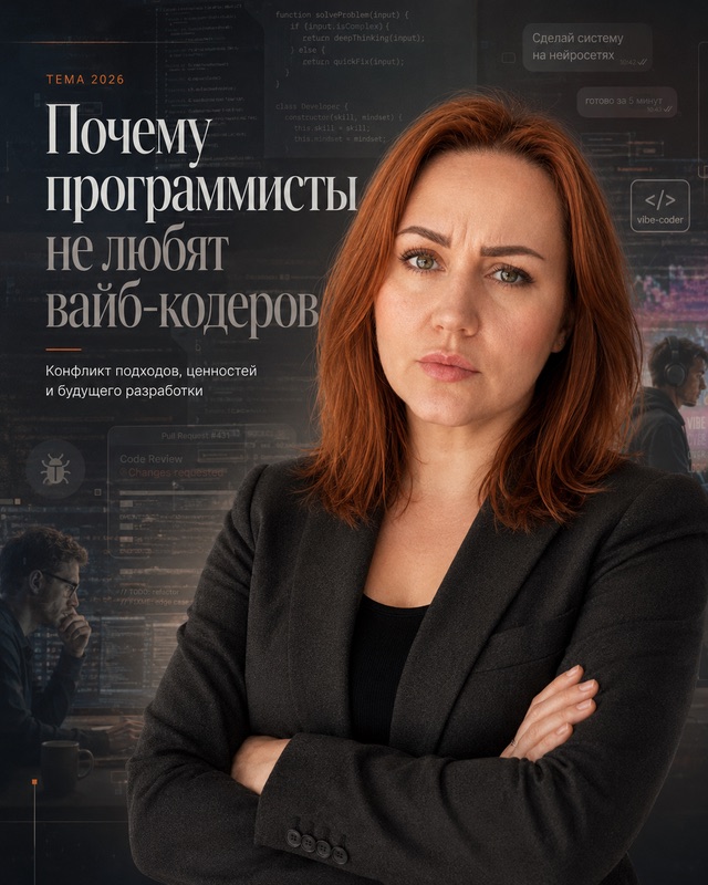 Почему программисты не любят вайб-кодеров